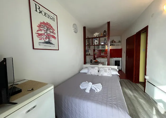 Seafront Apartment+balcony بودغورا